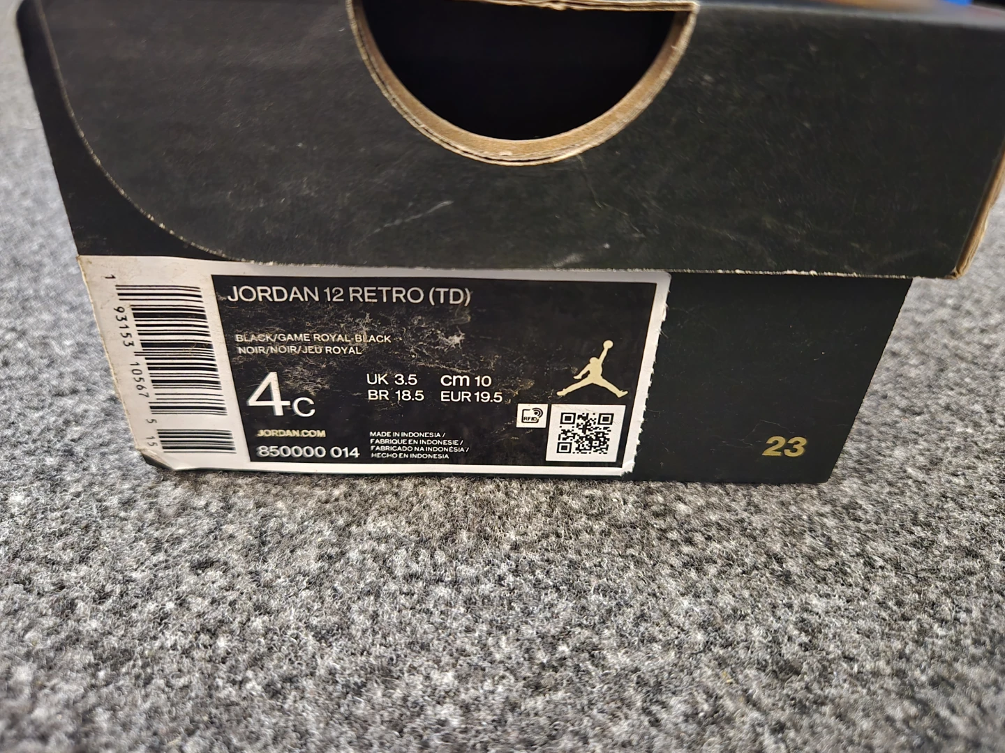 NEVER WORN Jordan 12 Retro (TD) Toddler Shoes - photo 2