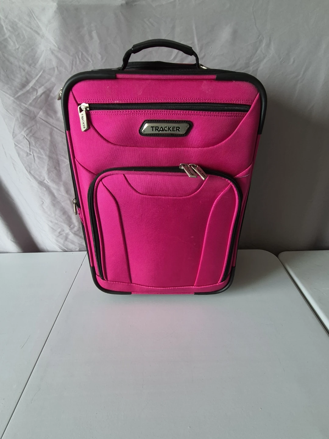 Tracker Rolling Suitcase - Bright Pink - photo 3