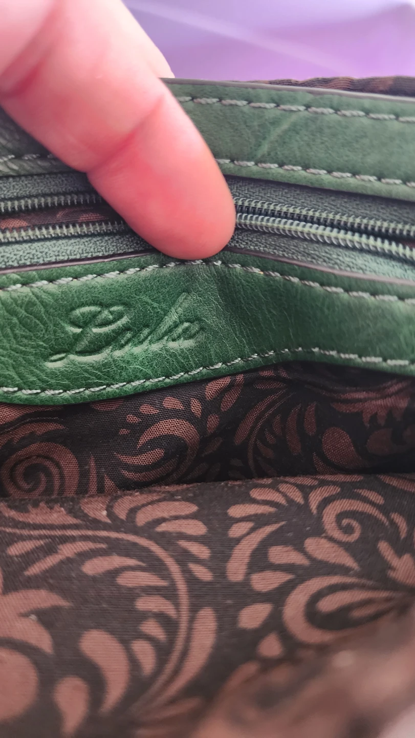 Green Leather Crossbody Purse - photo 3