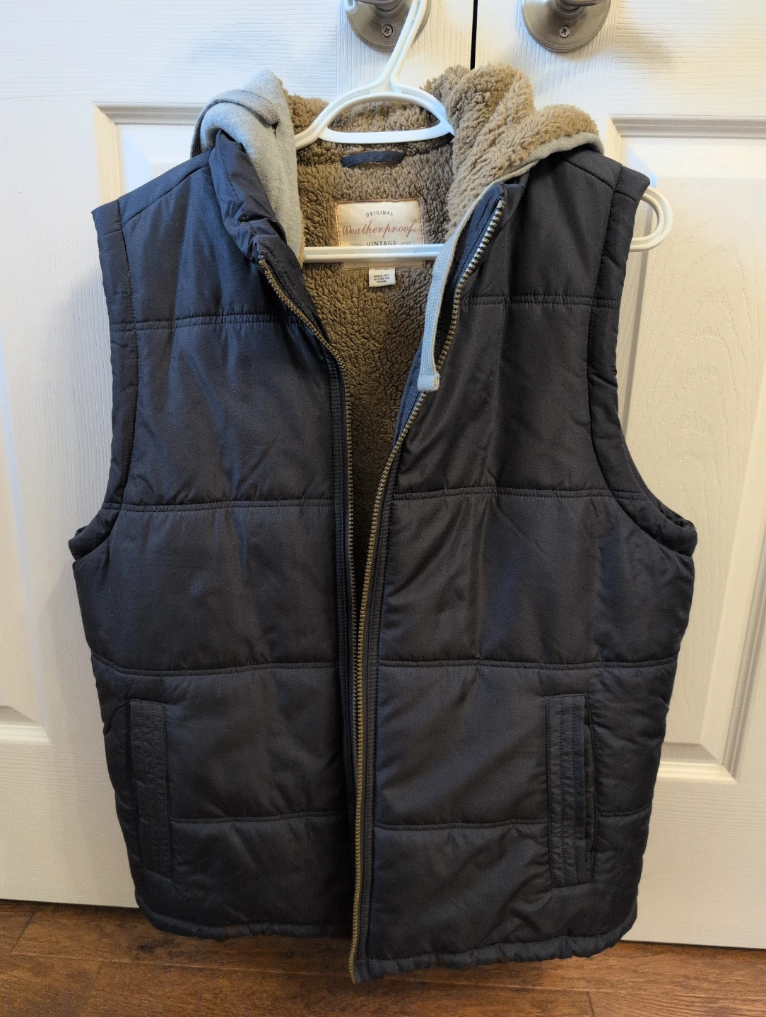 Puffer Vest with Hoodie