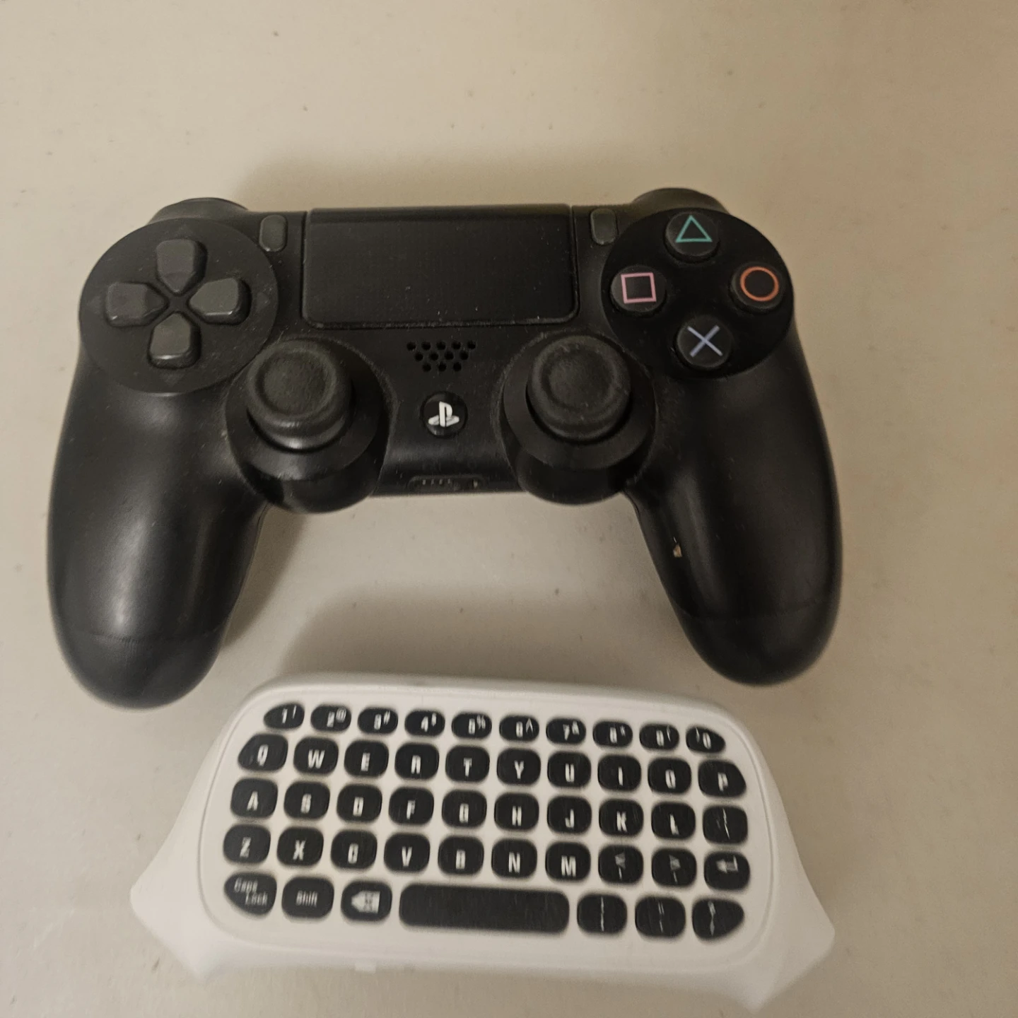 PlayStation 4 Controller and Xbox one key board
