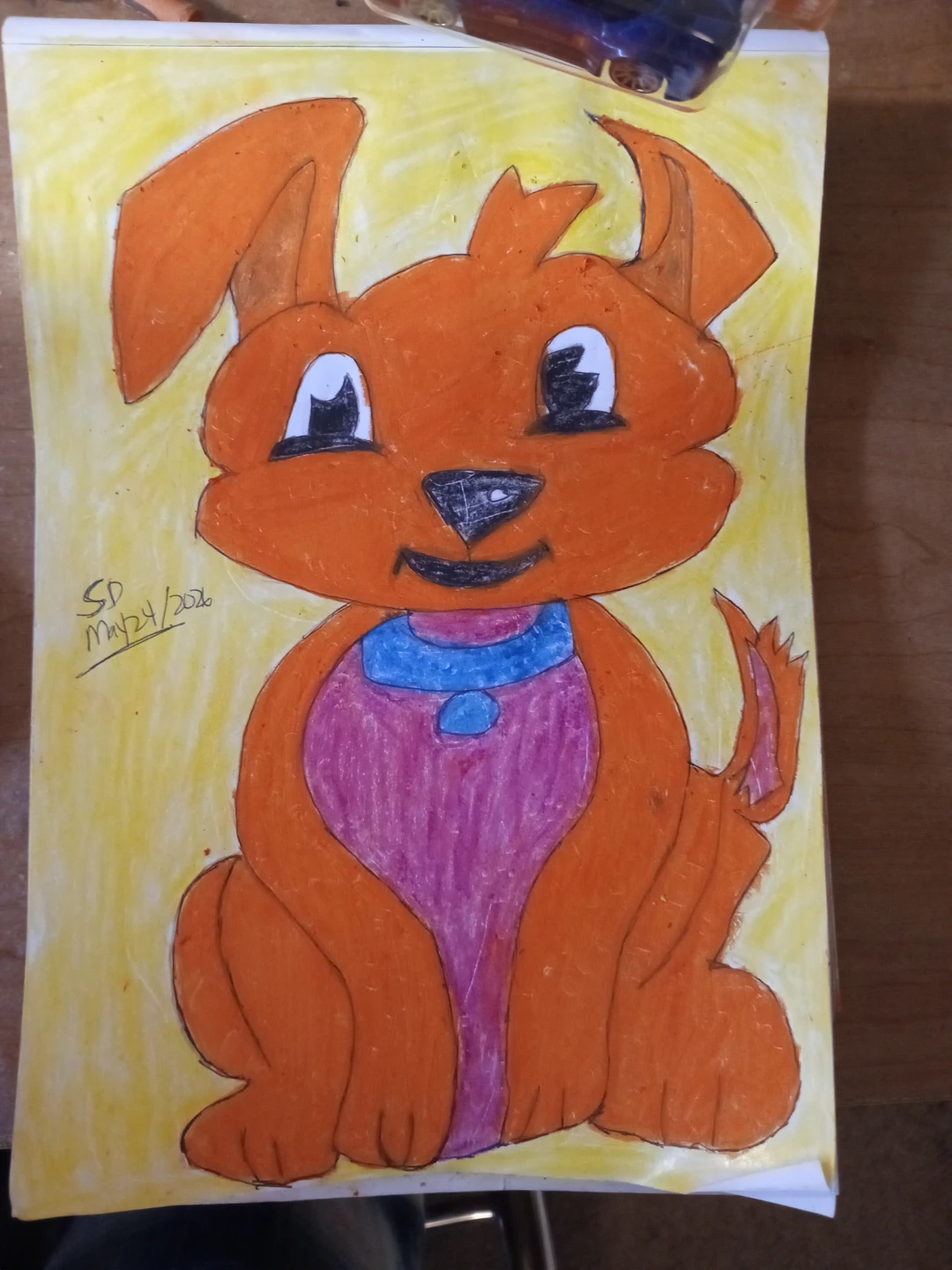 DOG WITH YELLOW BACKGROUND CARTOONBY SHERWIN - photo 4