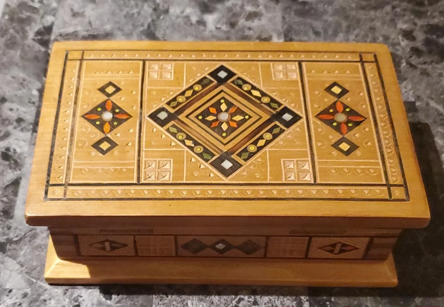 Decorative Wooden Keepsake Box