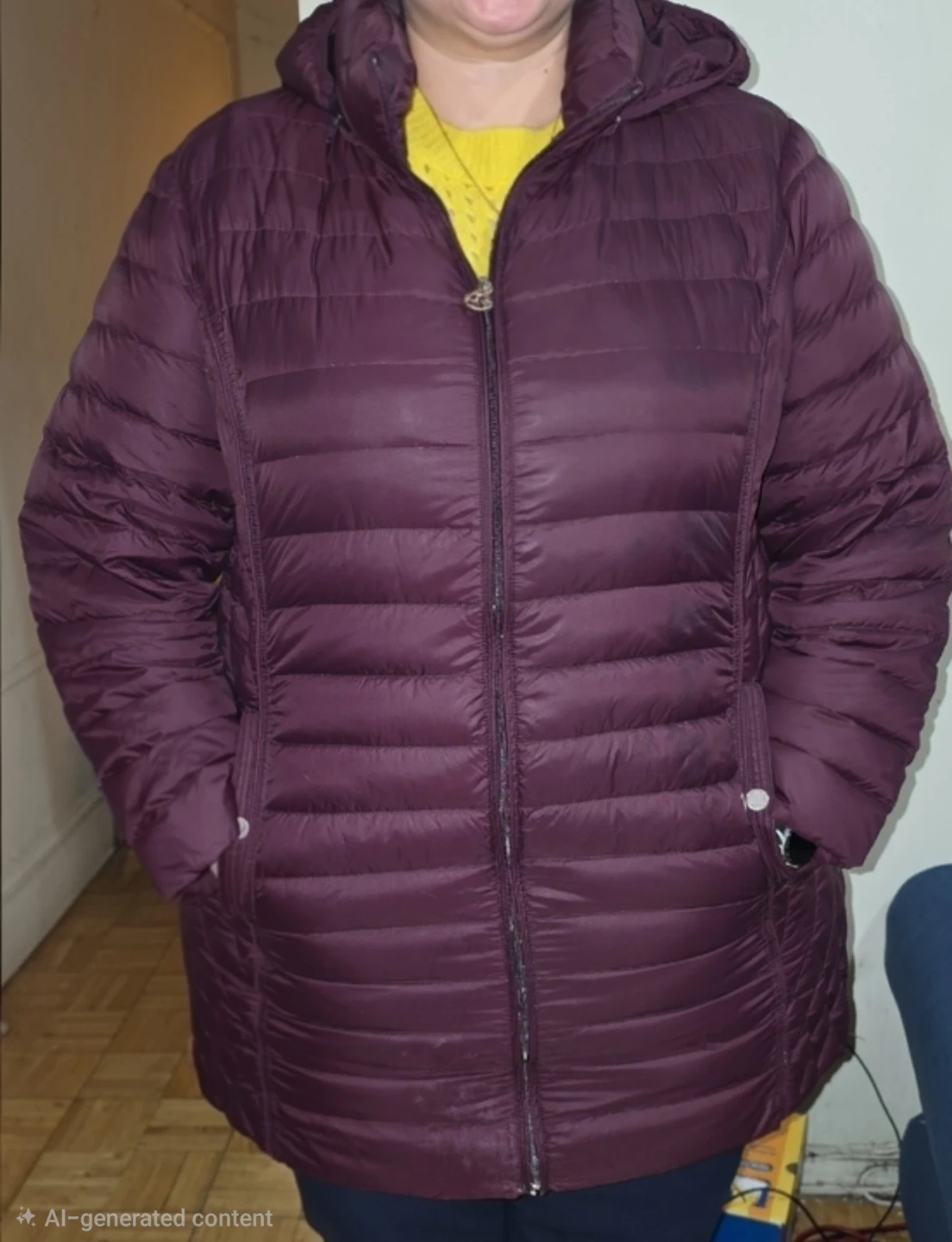 Michael Kors Packable Down Fill Puffer Coat Size 2X