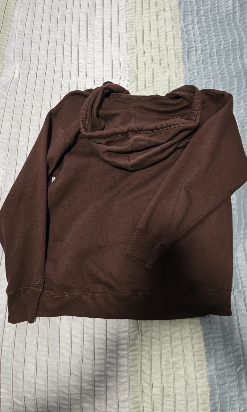 Hollister Chocolate Brown Full-Zip Hoodie - photo 2