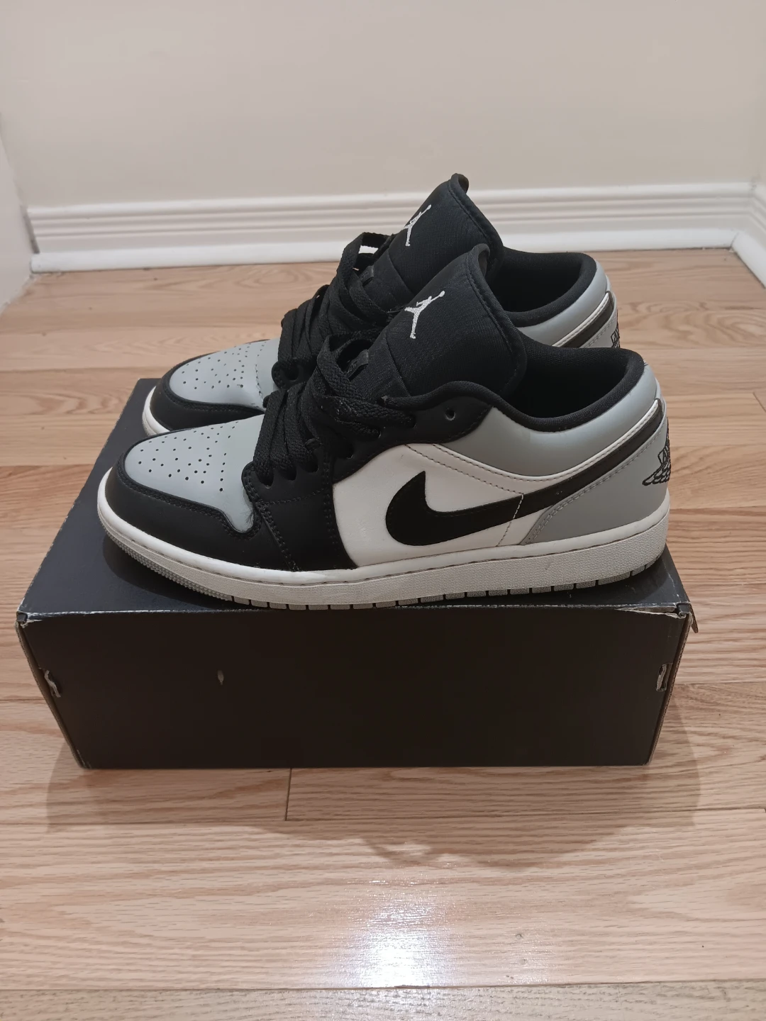Size 9 Jordan 1 Low Shadow Toe