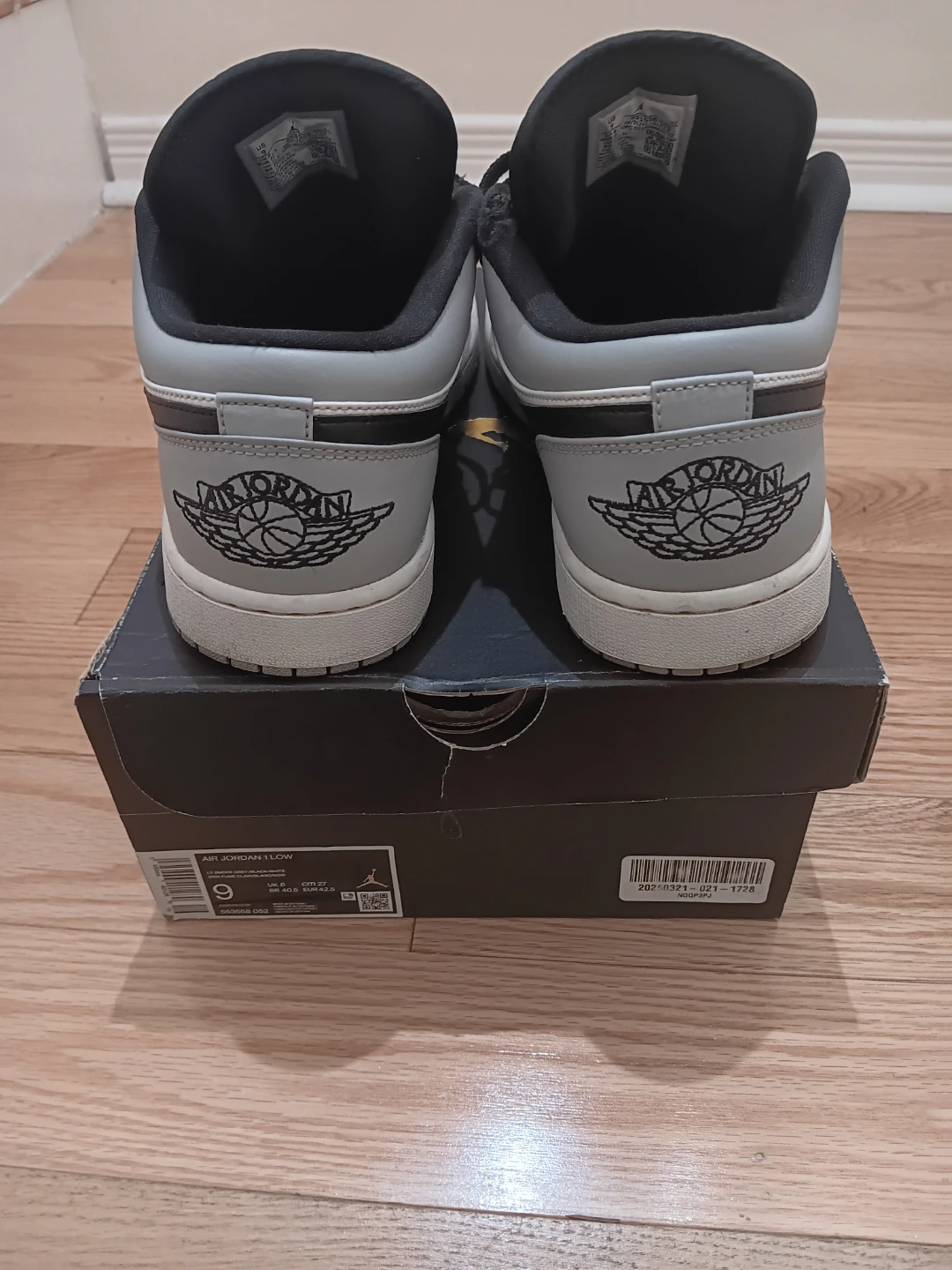 Size 9 Jordan 1 Low Shadow Toe - photo 5