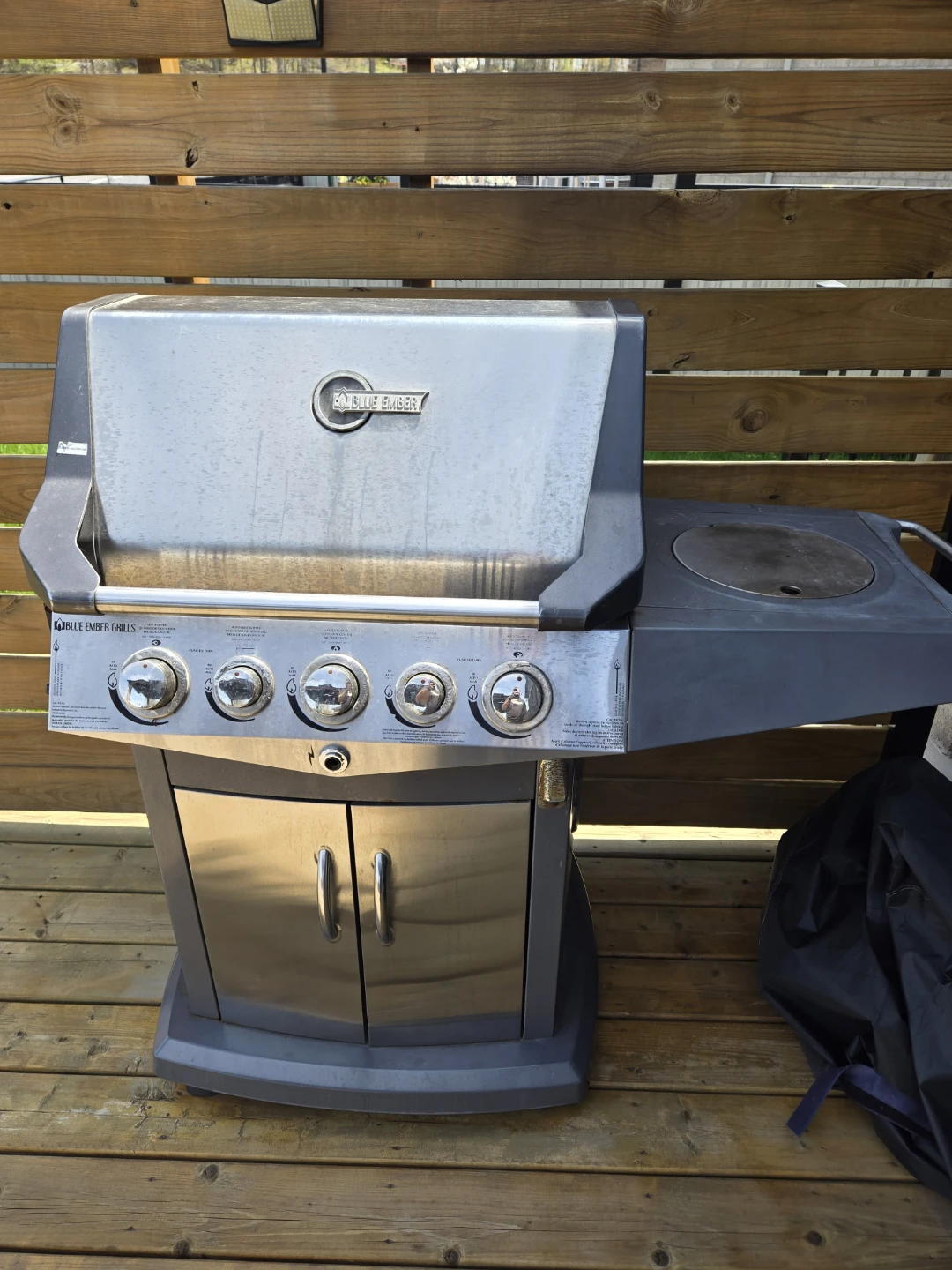 Blue Ember 4-Burner Gas Grill with Side Burner