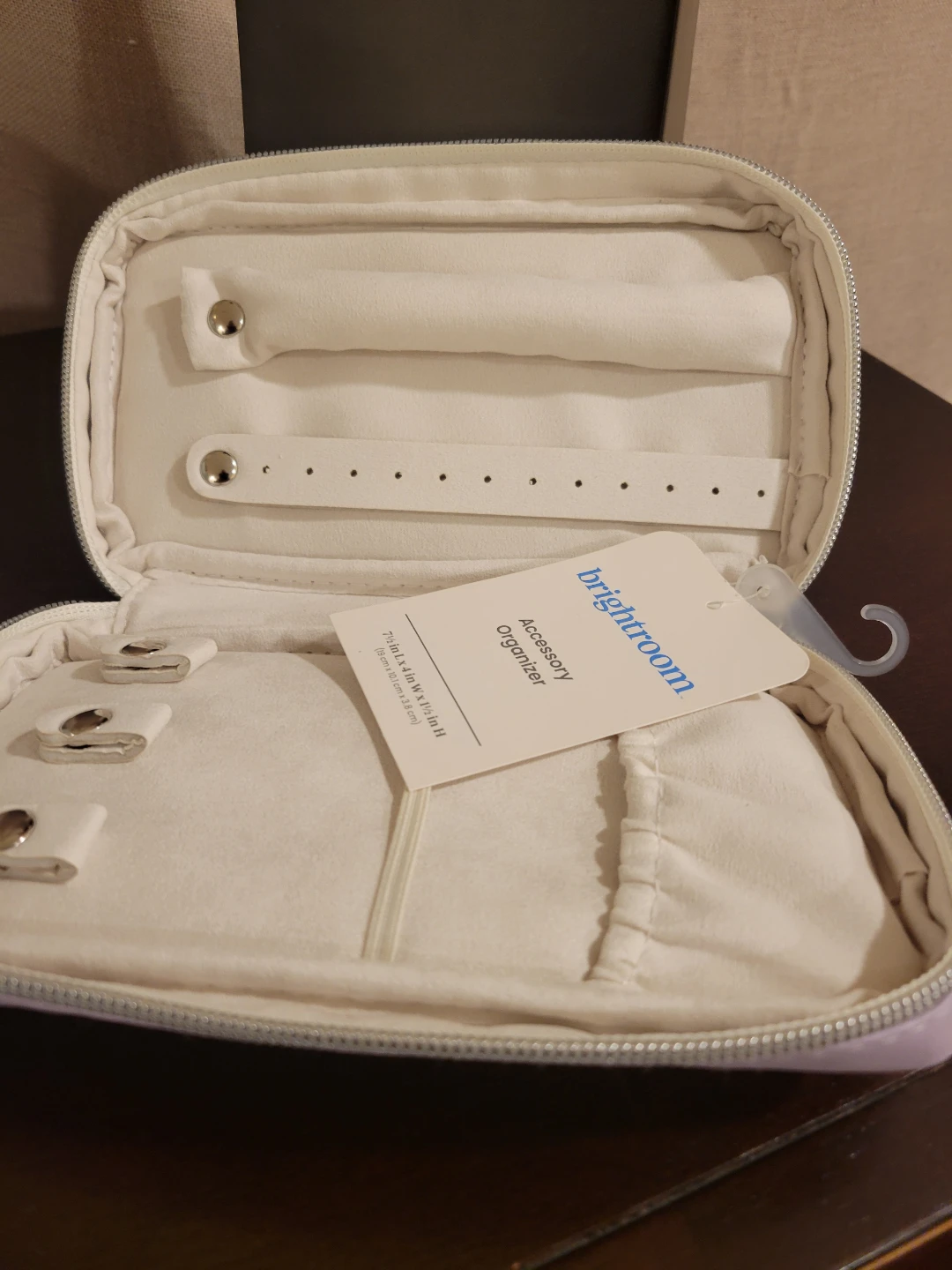 Brightroom Accessory Organizer Jewelry Travel Case Lavender - photo 2