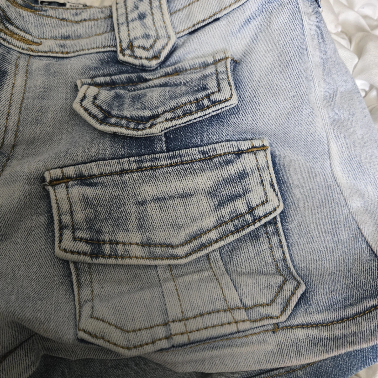 Fashion Nova Denim Cargo Shorts - photo 2