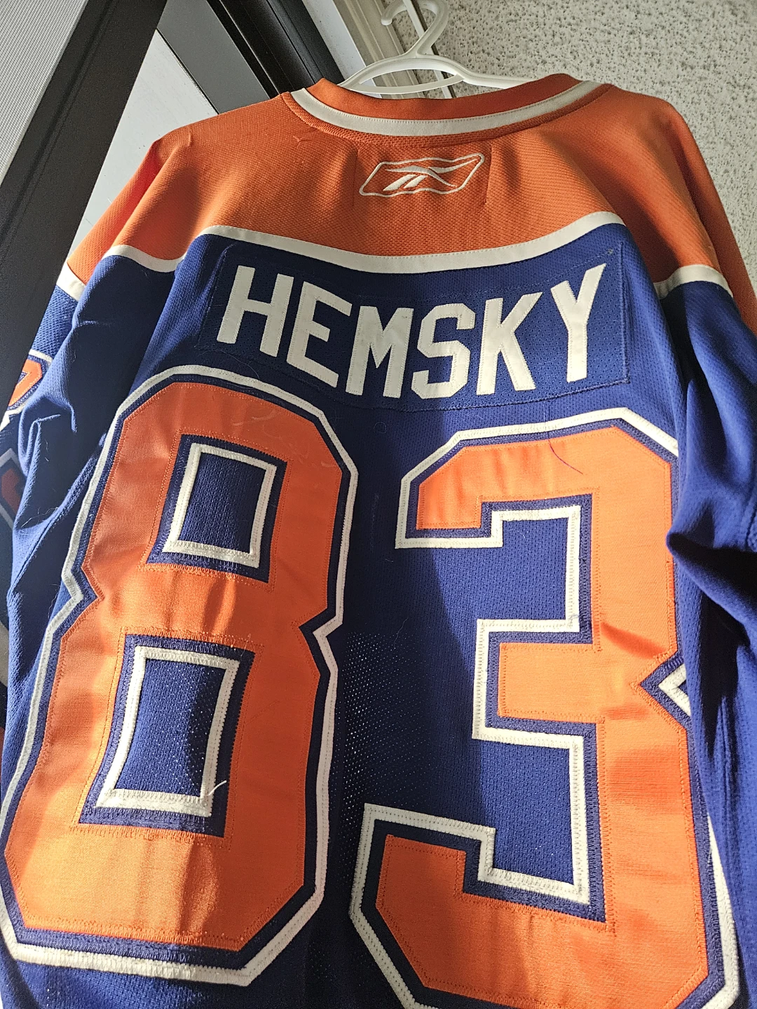 Reebok Edmonton Oilers "HEMSKY 83" Hockey Jersey XL