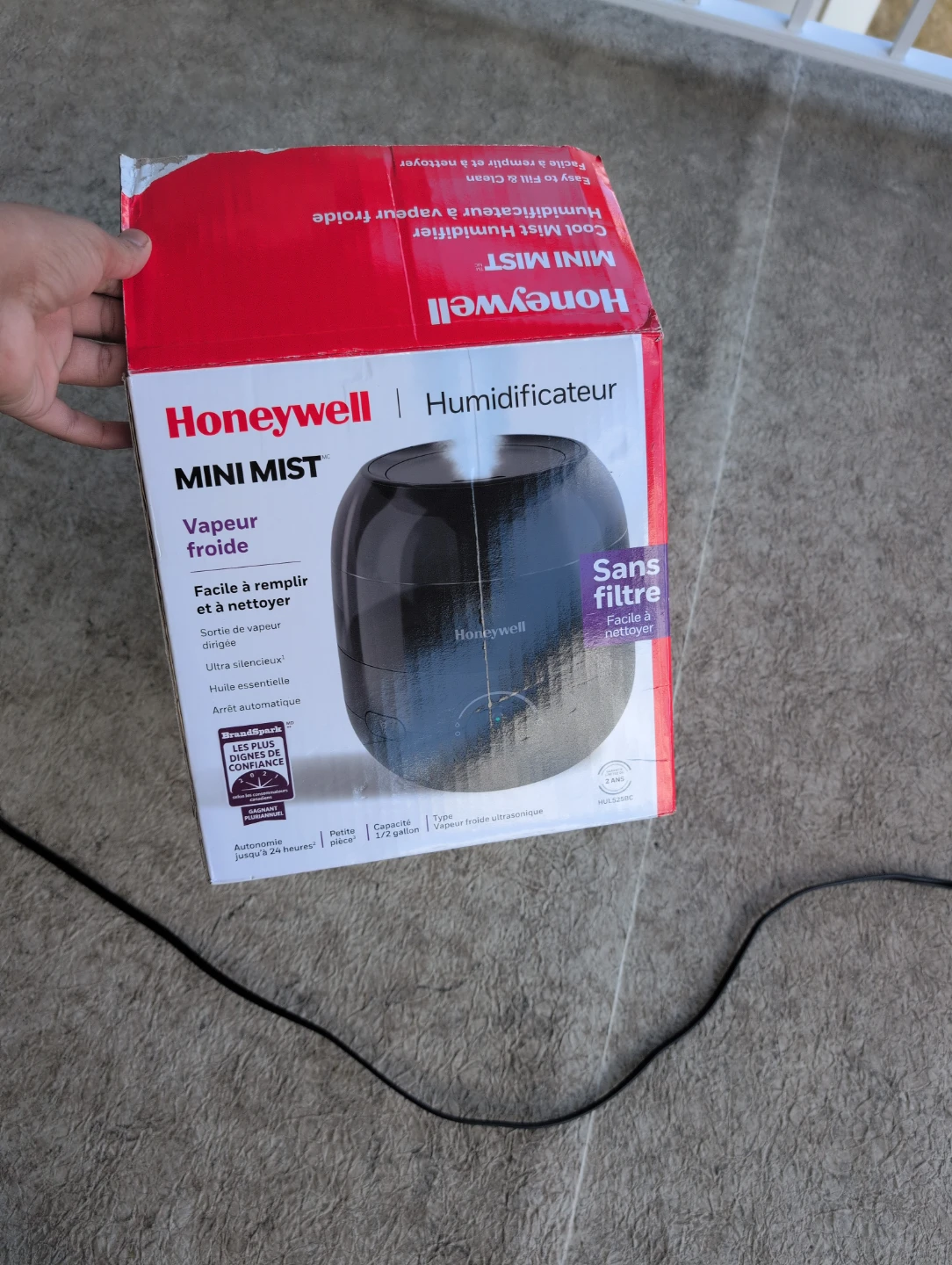 Honeywell Mini Mist Cool Mist Humidifier - photo 2