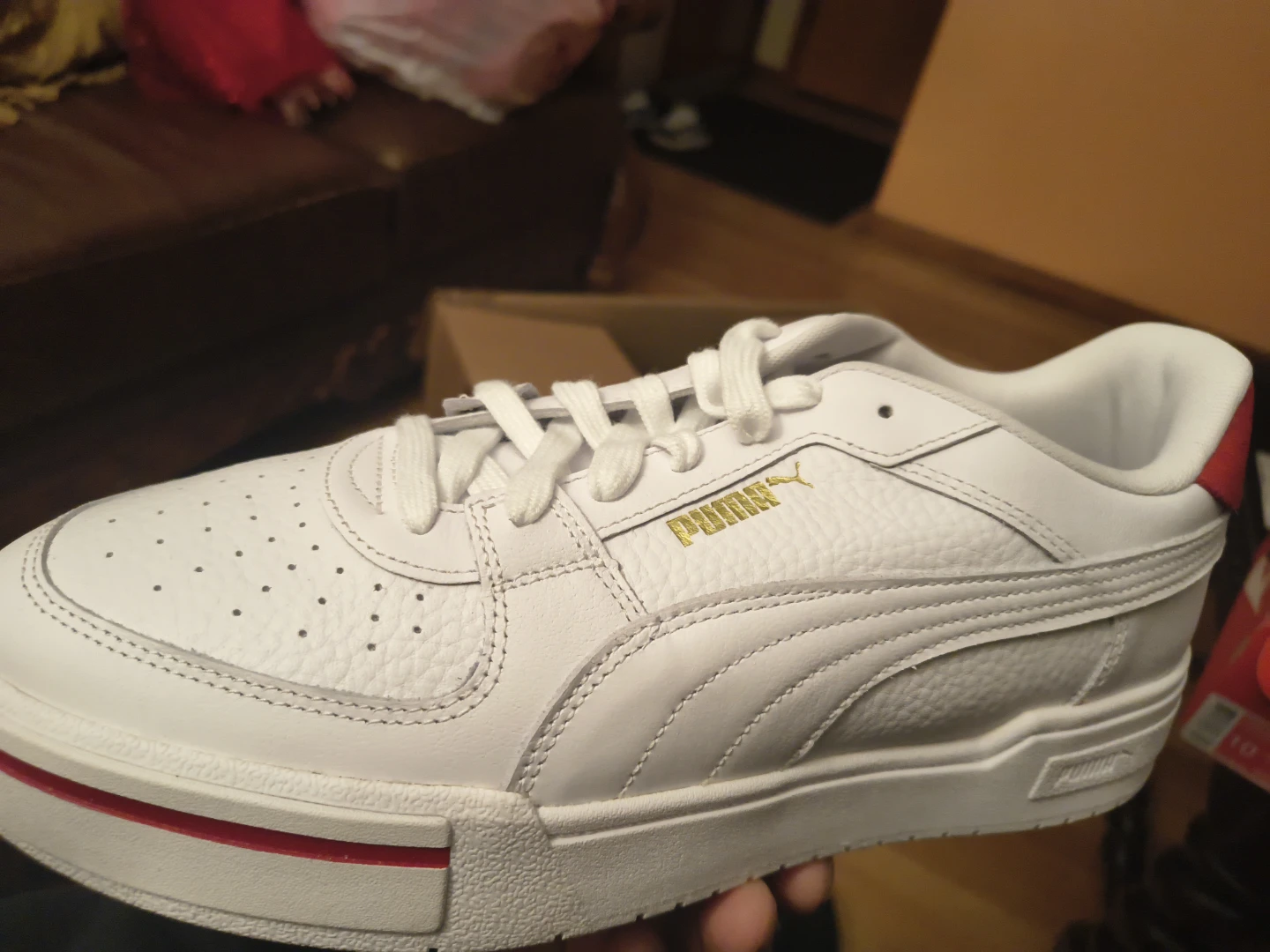 Puma CA Pro Heritage White/Red Men's Sneakers Size 12 - photo 4