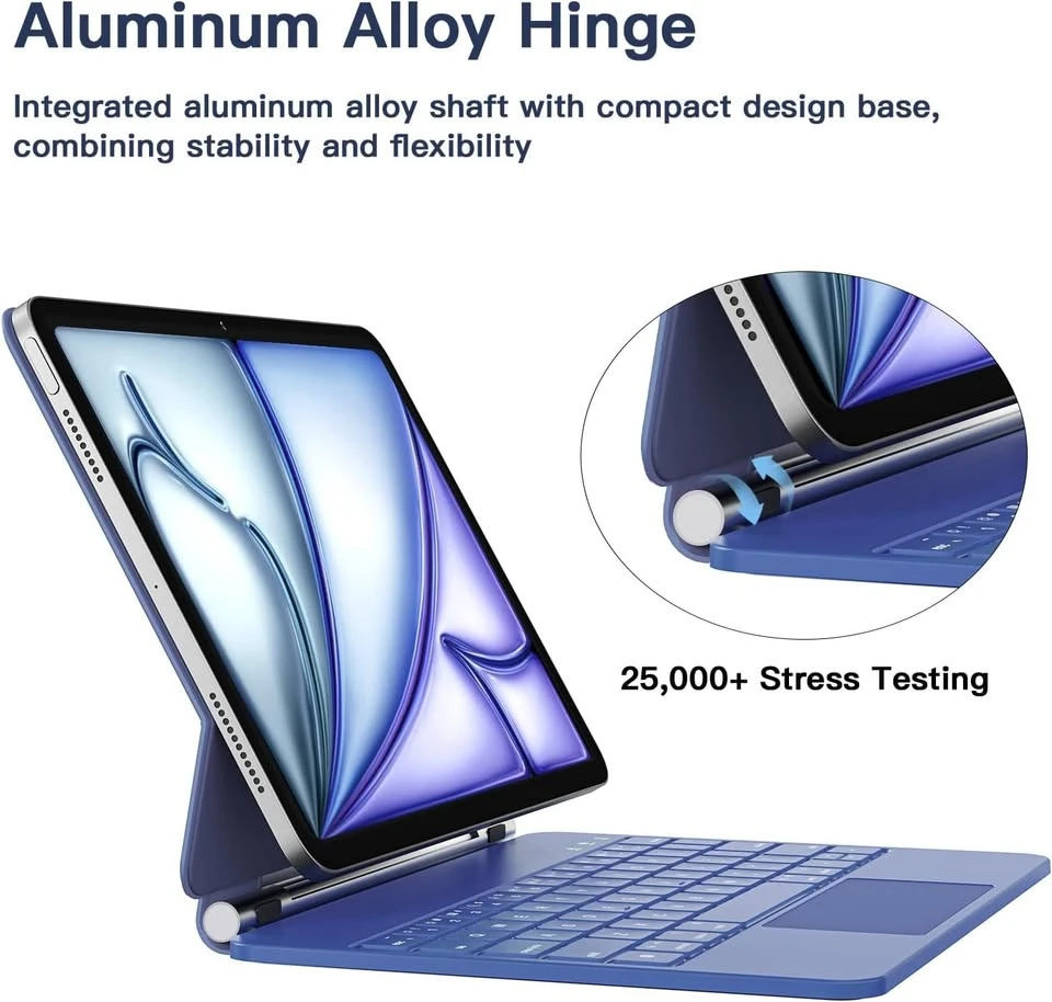 Blue Folio Keyboard Case with Trackpad & Backlight - photo 5