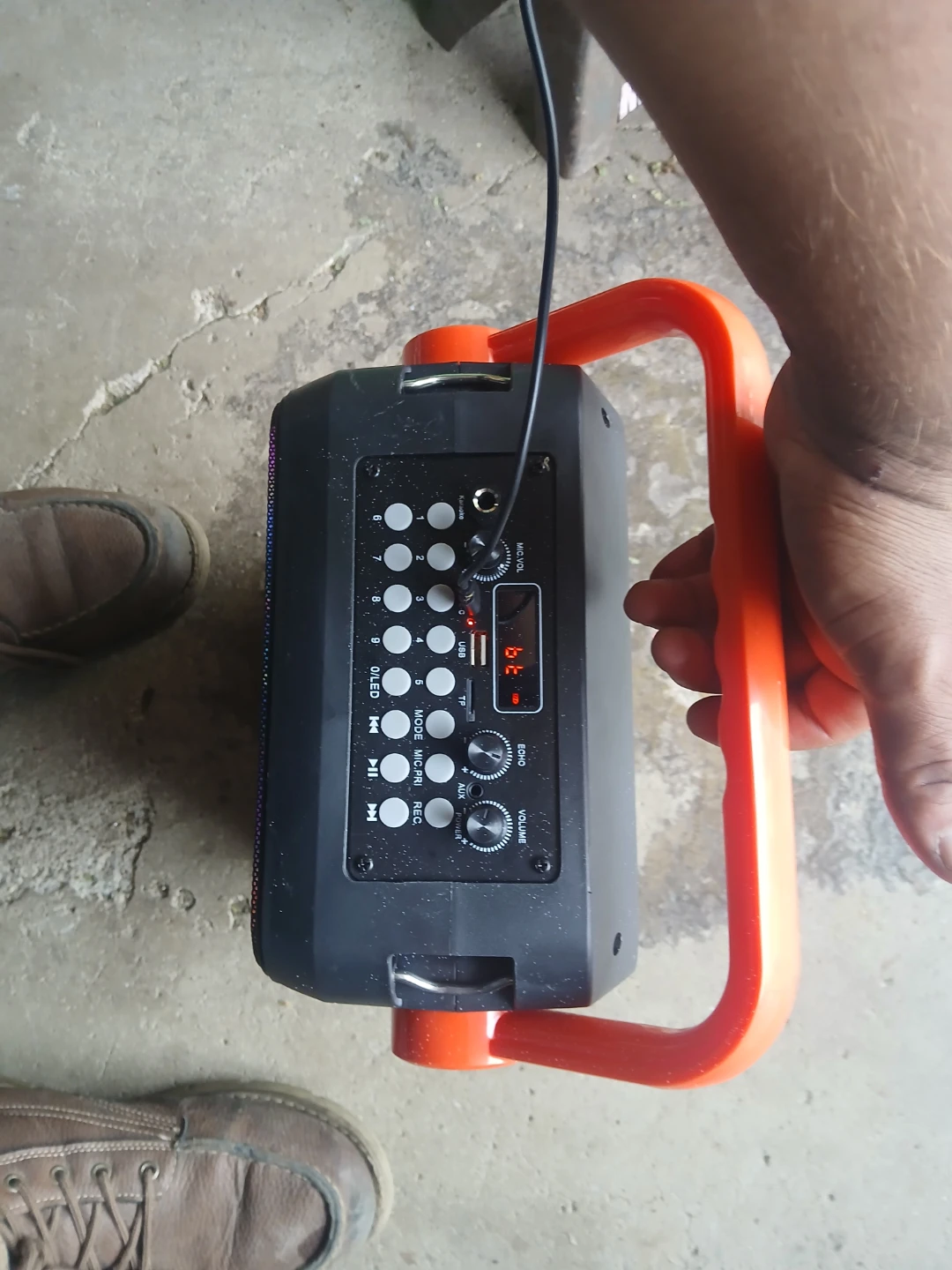 Portable Bluetooth Speaker with LED Lights - photo 2