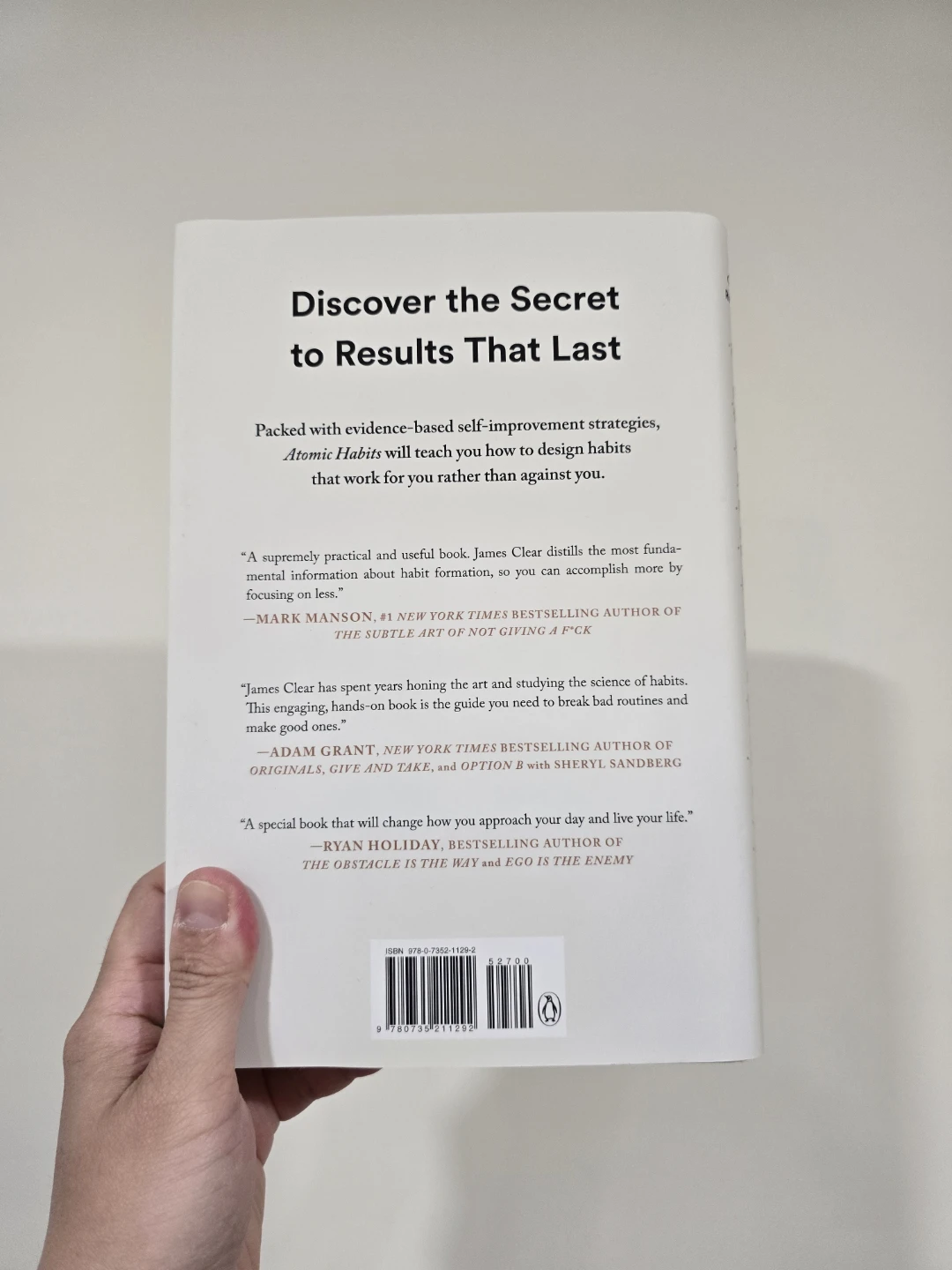 Atomic Habits - Hardcopy - photo 2