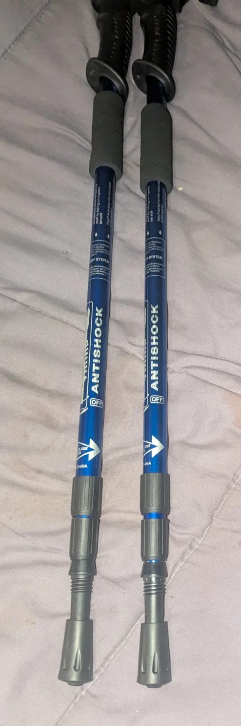 ANTISHOCK Trekking Poles with Carrying Case