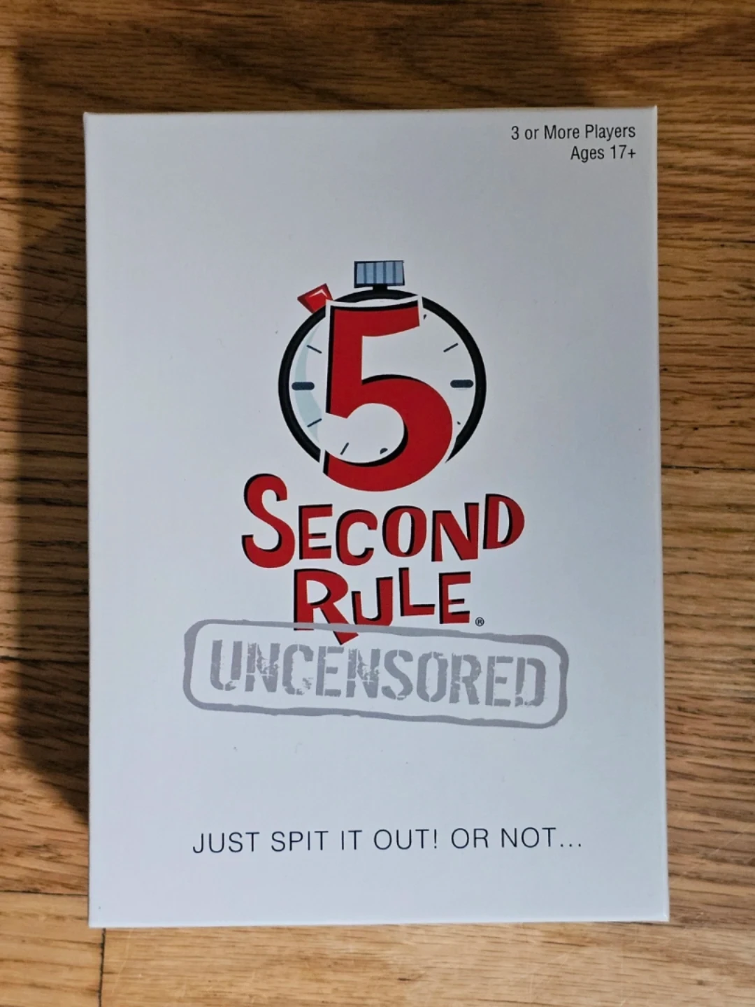 5 Second Rule Uncensored Card Game