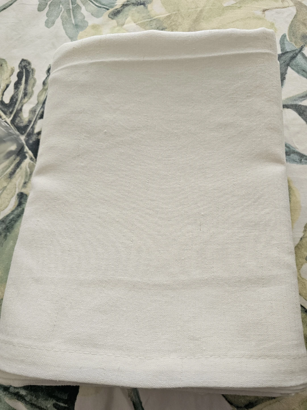 6  White Linen Curtain - photo 4