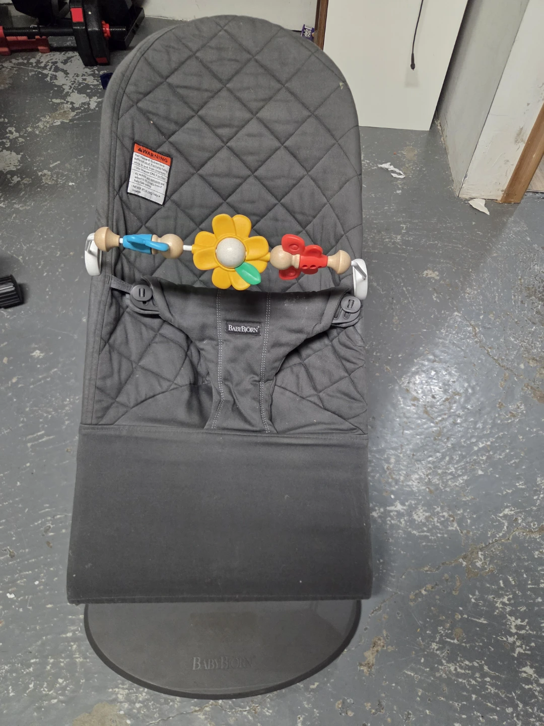 BabyBjorn Bouncer Bliss Dark Gray w Toy Bar - photo 2