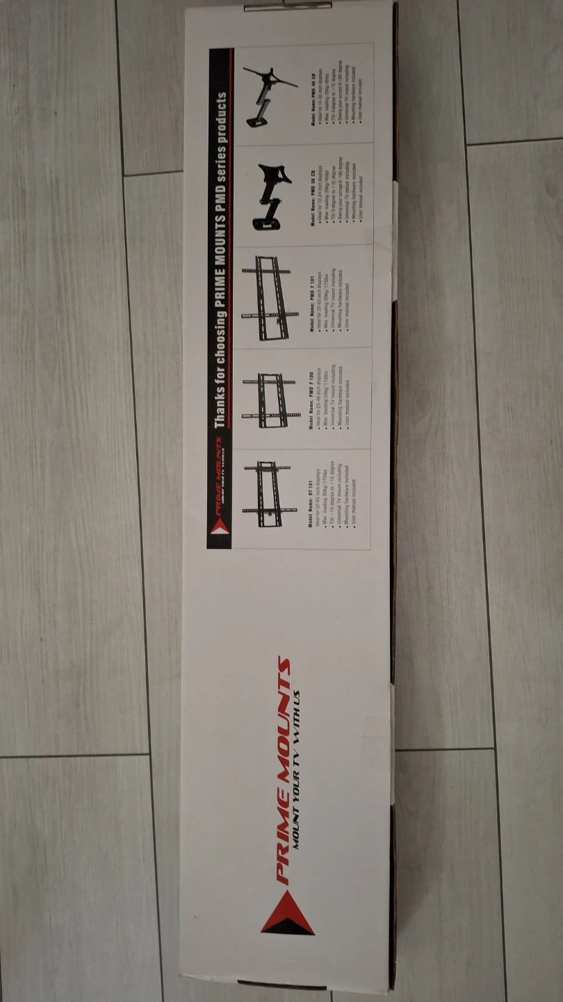 Prime Mounts Flat Panel Wall Bracket for 40"-95" TVs - photo 4