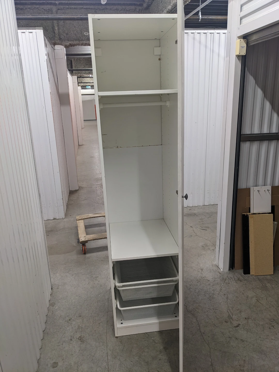 White Tall wardrobe Ikea 79x24x20 inches delivery available - photo 3