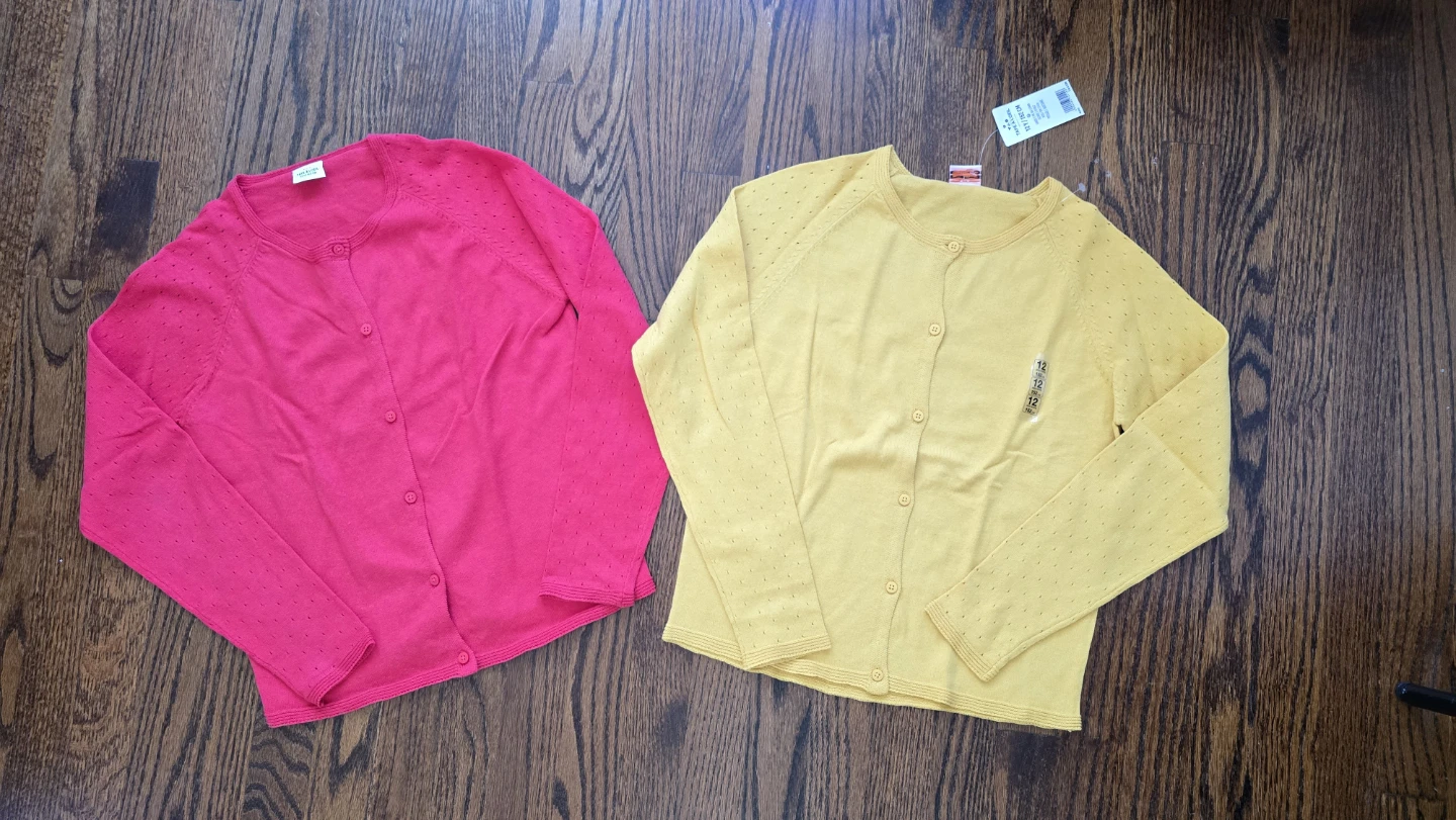 Bundle 2 New french Cardigans - 12Y