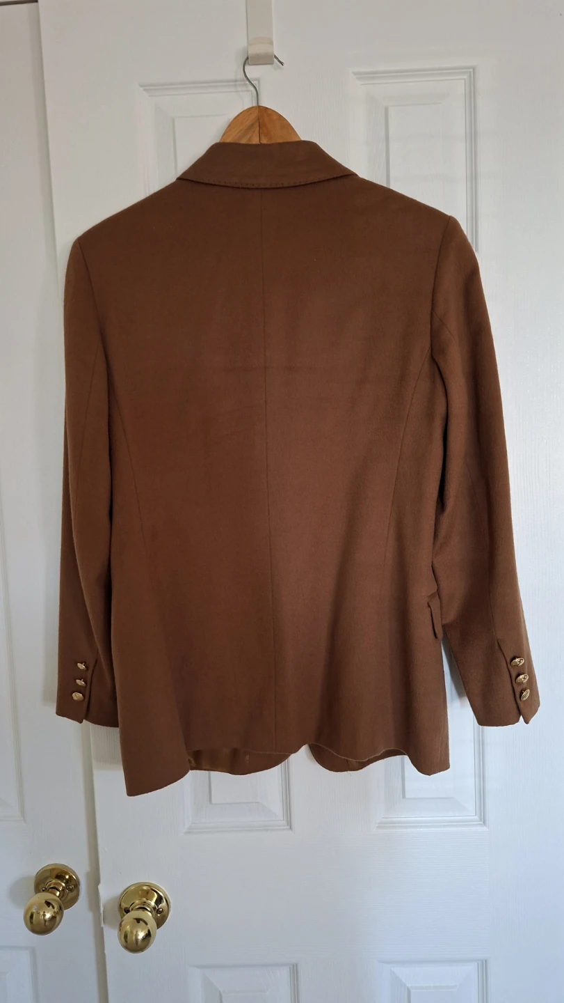 Laura Linnea Brown Wool Blazer - photo 3