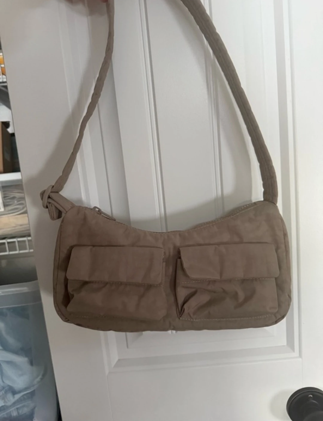 BNWT Baggu Cargo Nylon Bag Brown - photo 3