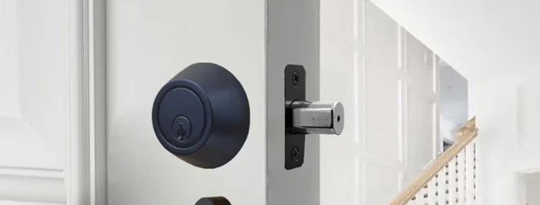 Defiant Matte Black Deadbolt Lock - photo 2