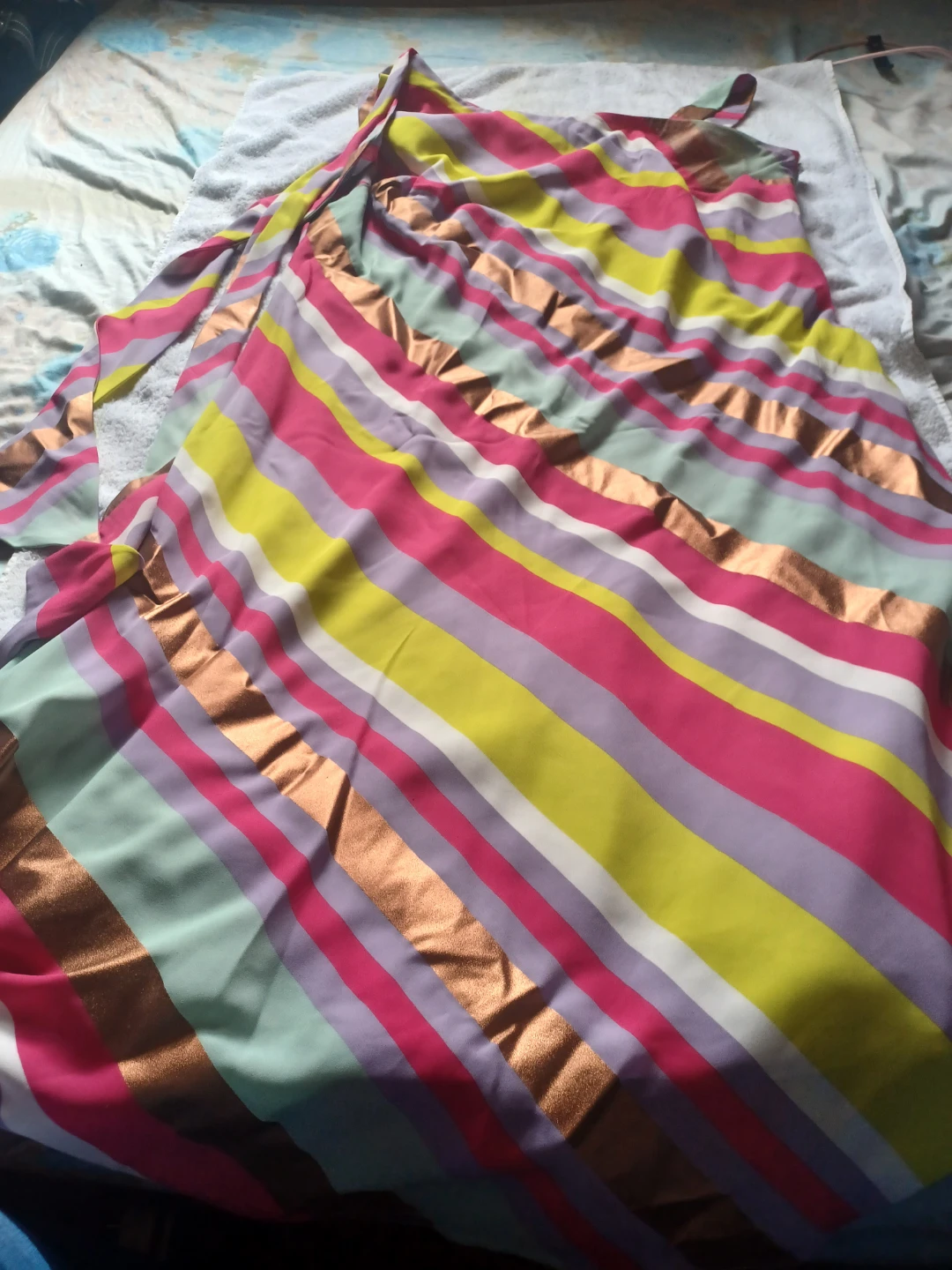 ASHRO Women's Striped Dress Size 18W - photo 2