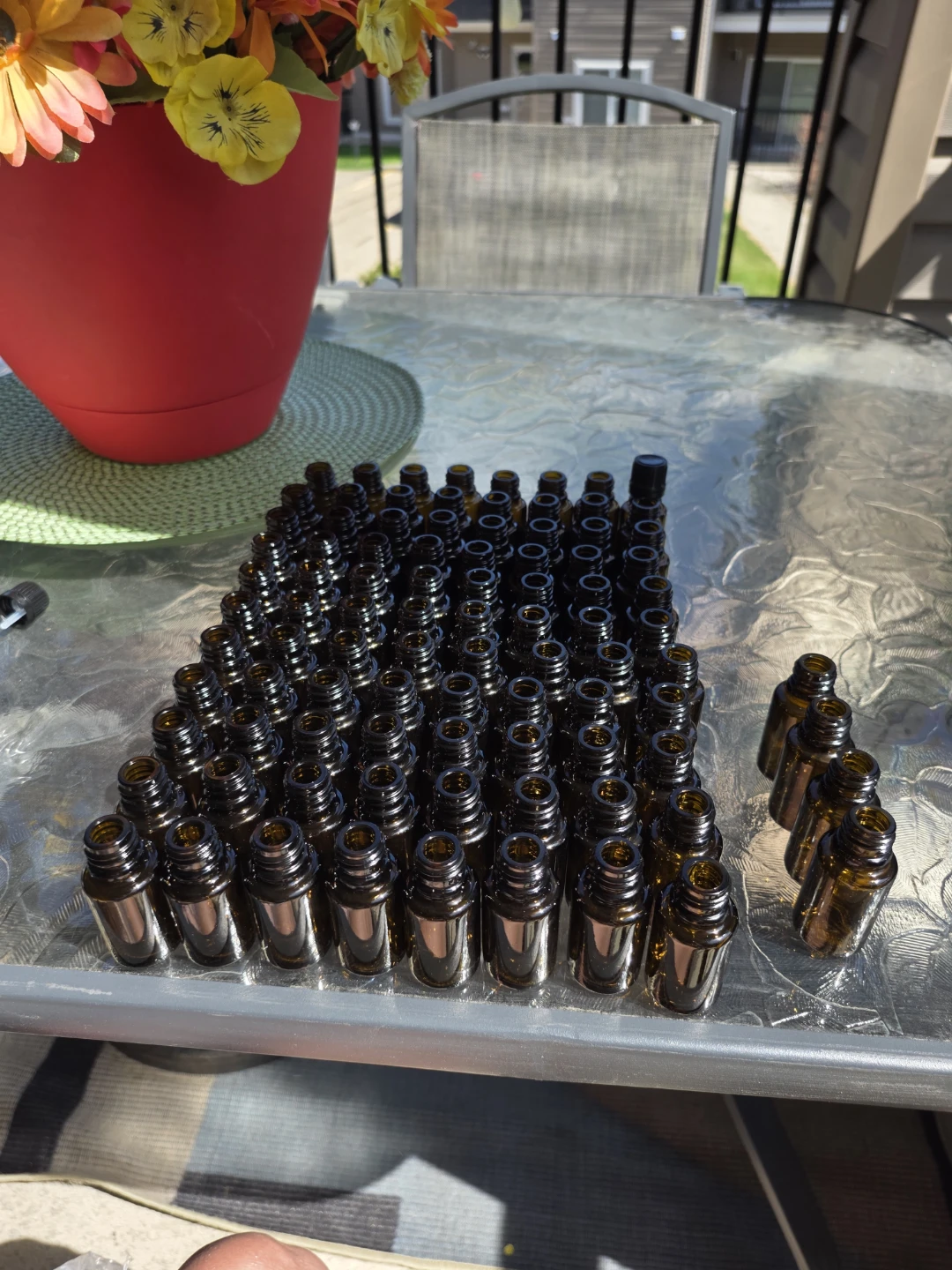 Amber Glass Bottles with Dropper Lids - photo 3
