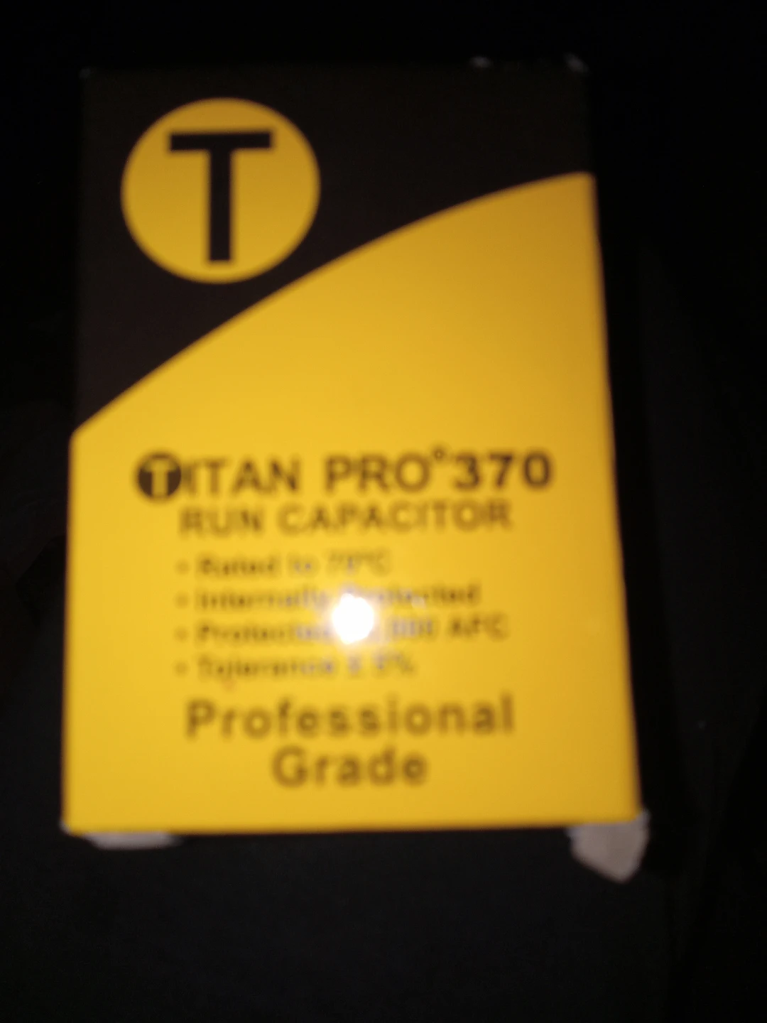 TITAN PRO 370 RUN CAPACITOR