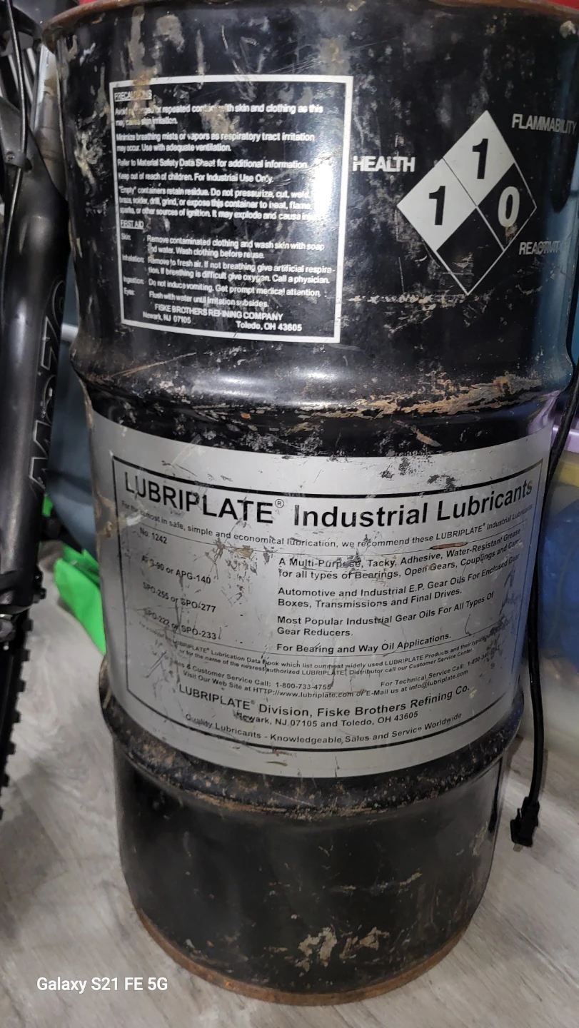 *COLLECTOR'S* Lubriplate Industrial Lubricants 120 lbs Drum - photo 4
