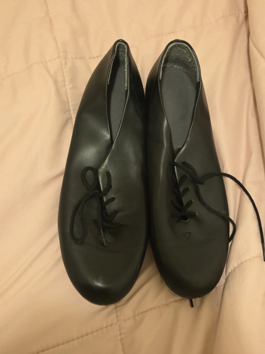 Black Leather Tap Shoes - photo 2
