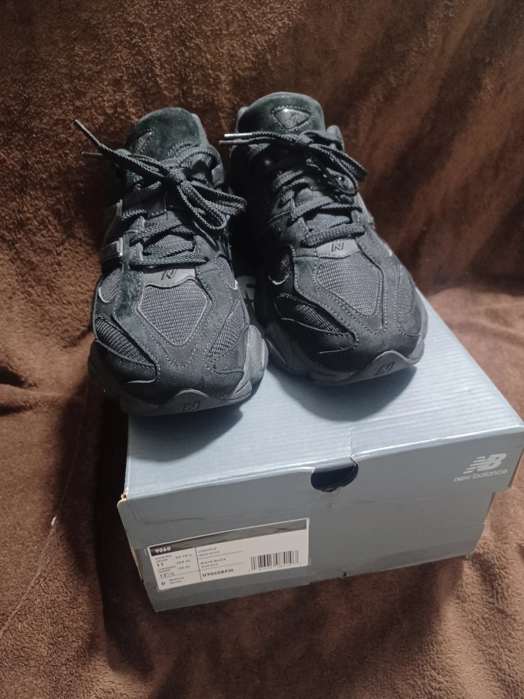 New balance 9060 Triple Black size 11 - photo 2