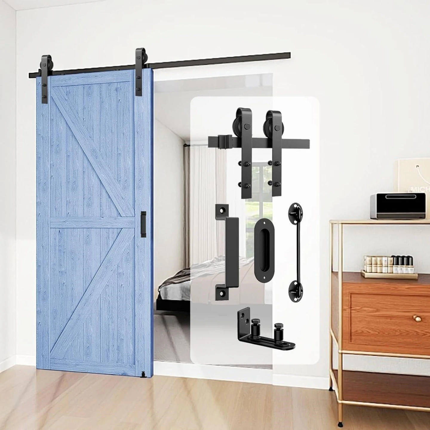 Sliding Barn Door Hardware Kit