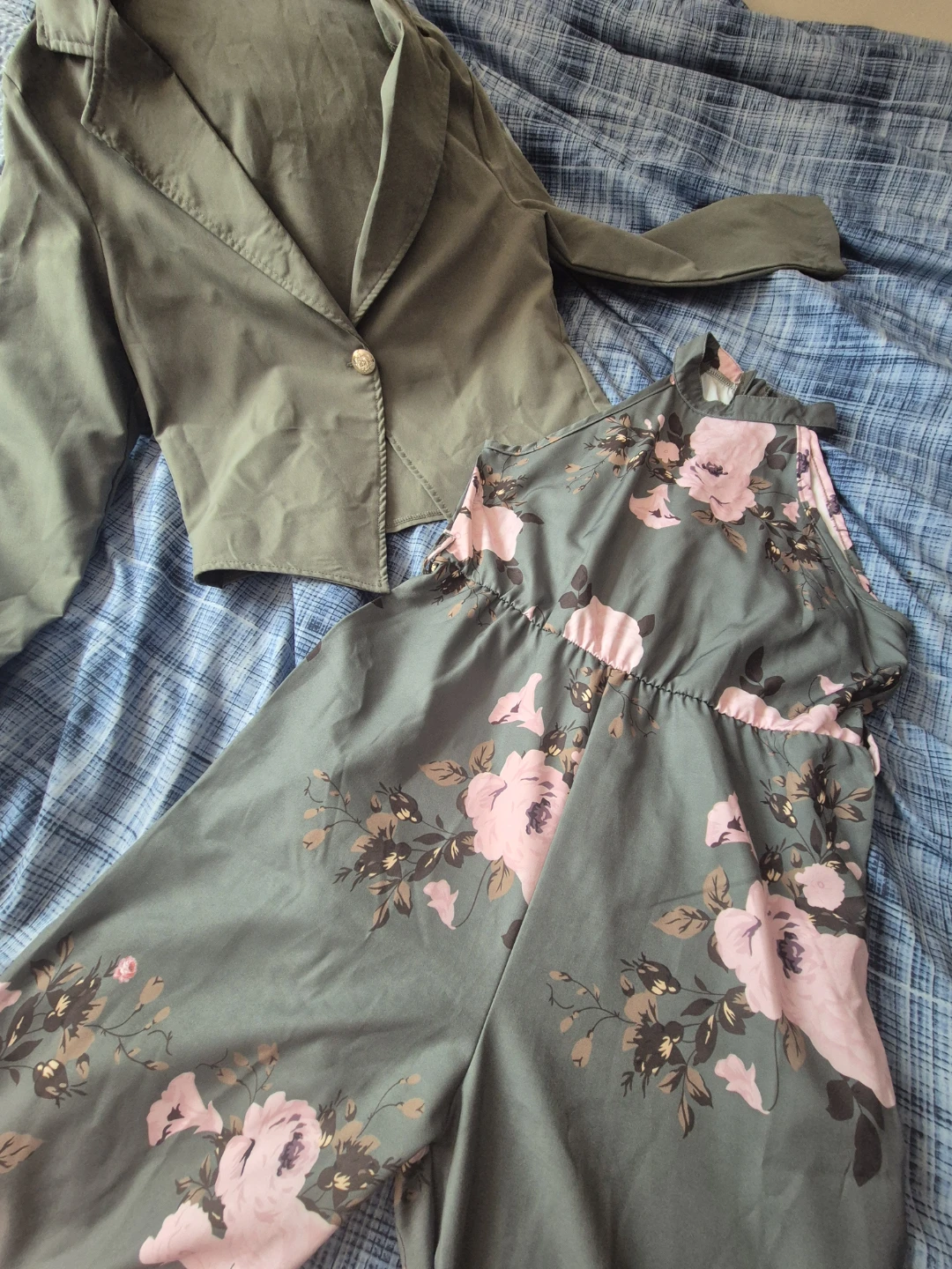 Shein Girls Floral Jumpsuit and Blazer Set - Size 11-12Y - photo 2