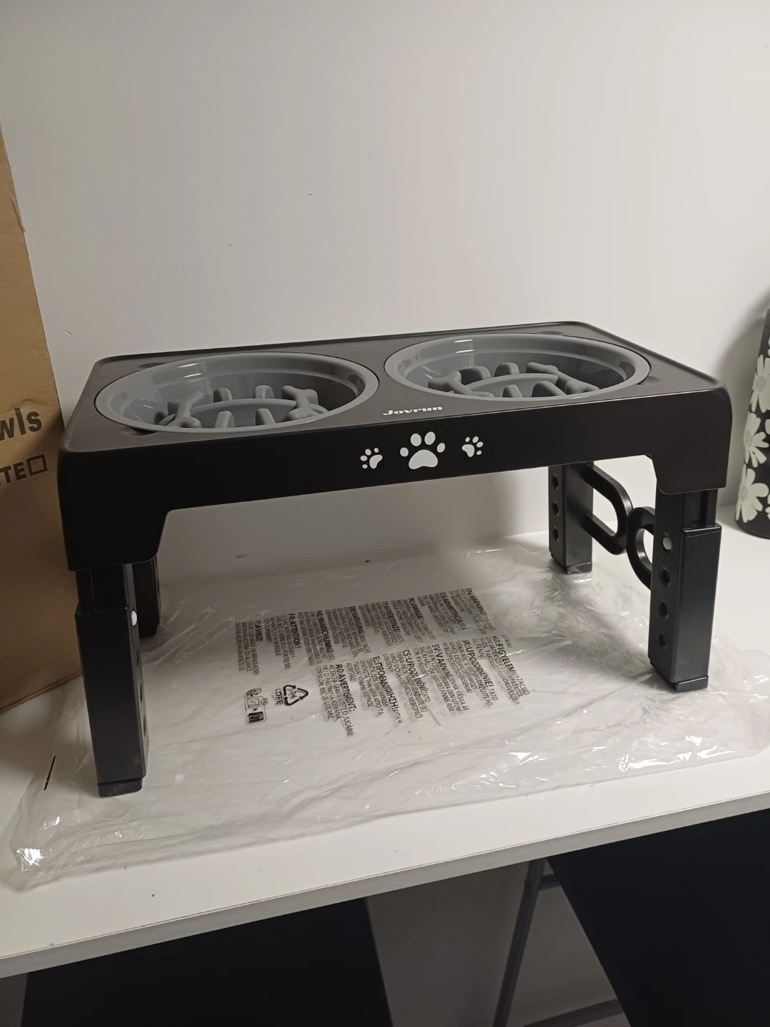 Jovrun Elevated Dog Bowls Slow Feeder - photo 4