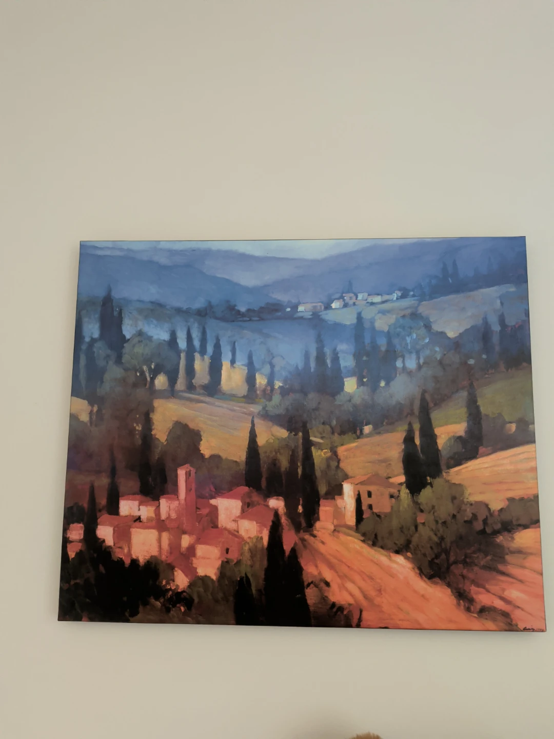 Tuscan Landscape Canvas Art Print