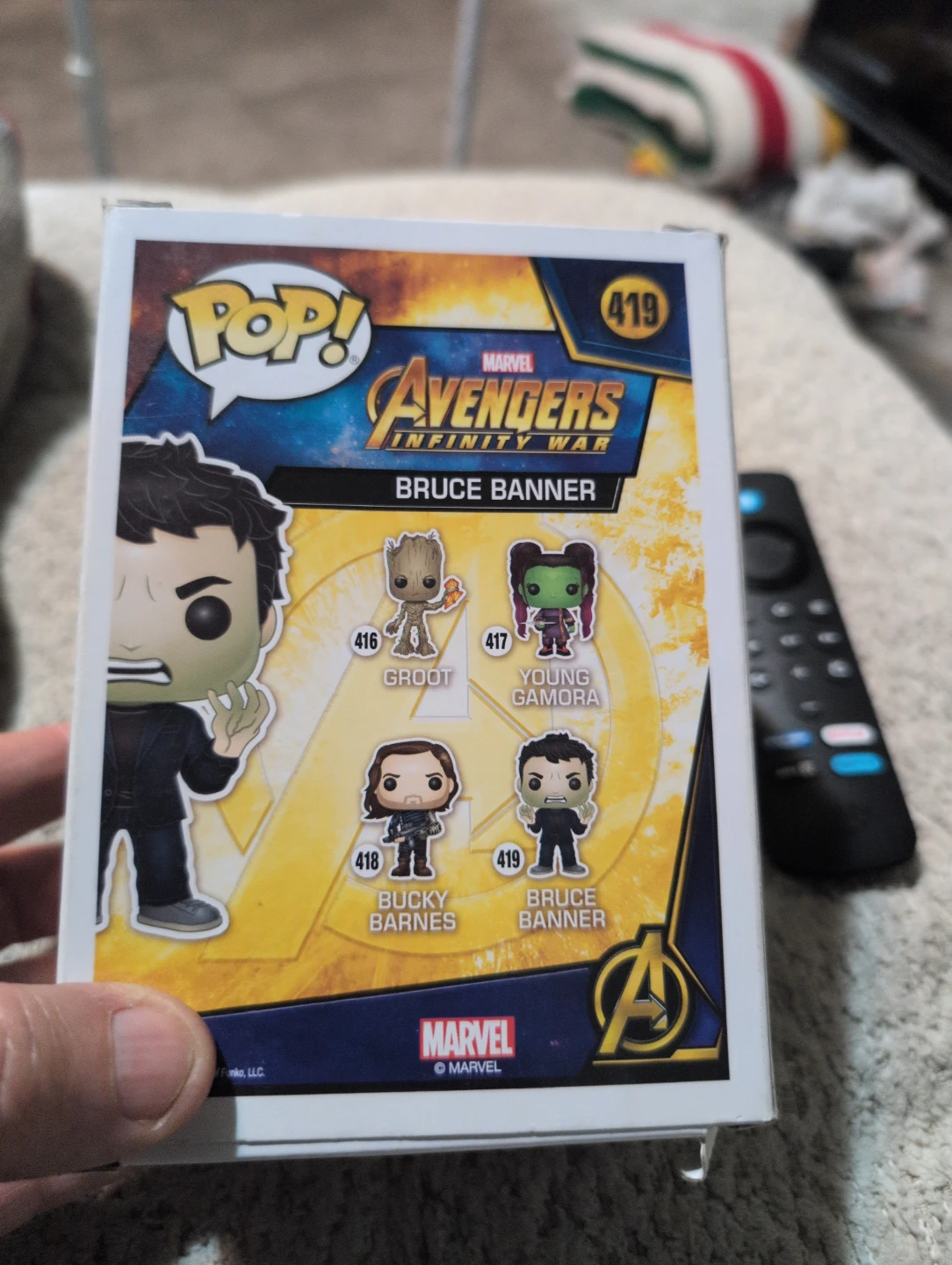 Funko Pop! Marvel Avengers Infinity War Bruce Banner #419 - photo 2
