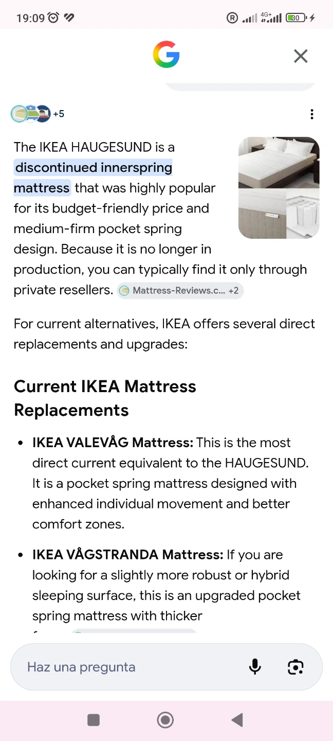 IKEA Hauglesund Innerspring Mattress - photo 5