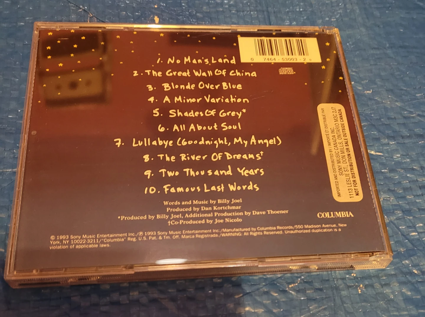 Billy Joel River of Dreams CD - photo 2