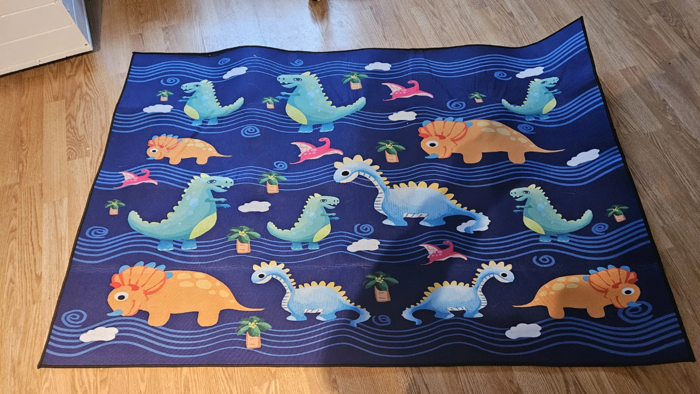 Small dinosaur rug