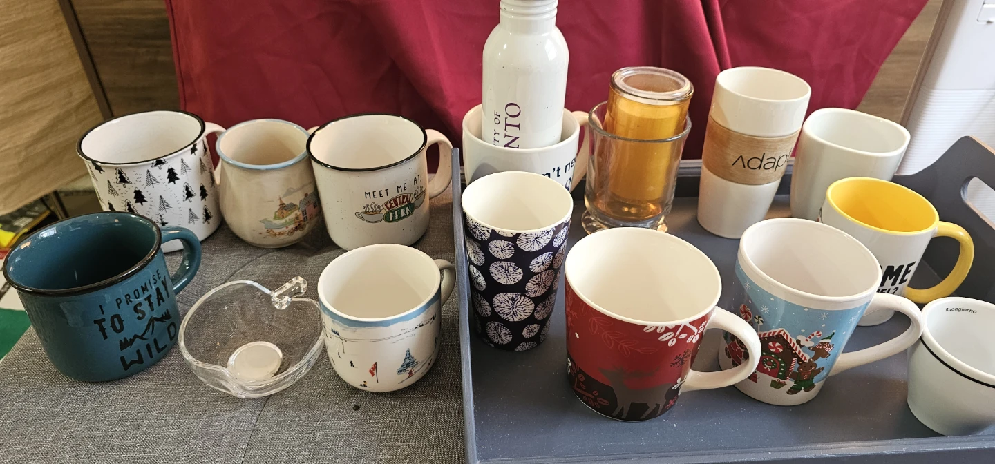 Collection of Assorted Mugs and Water Bottle - photo 3