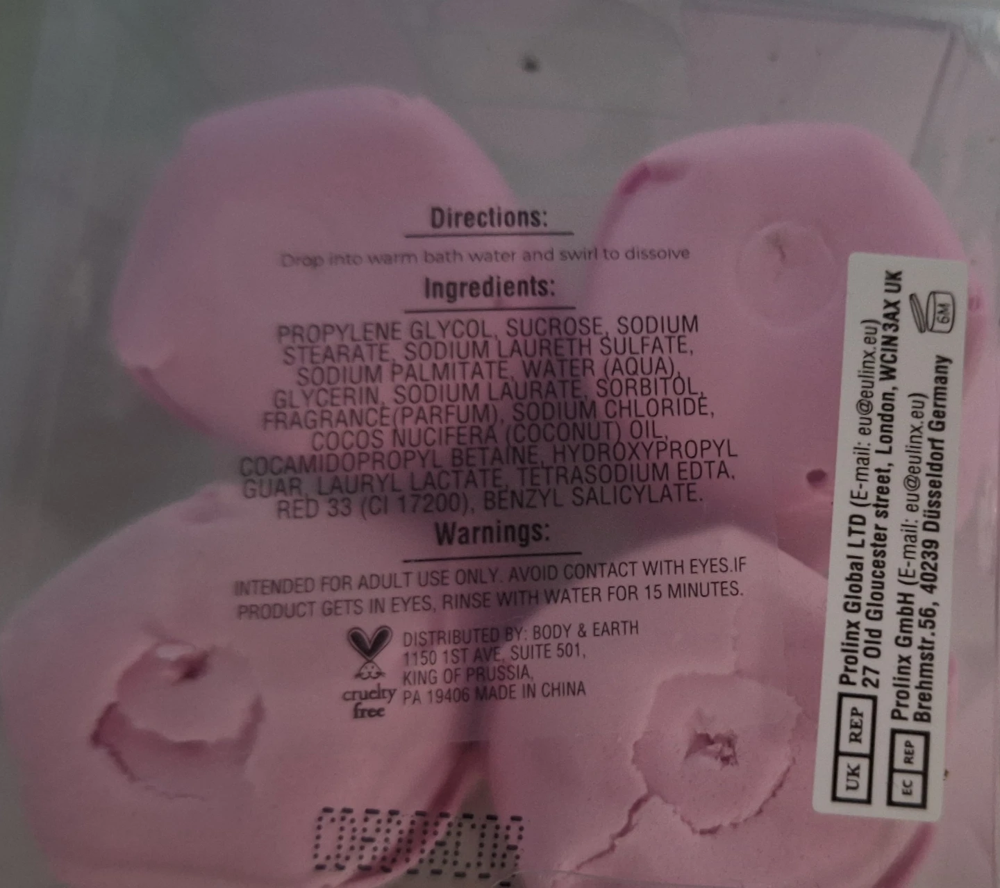Body & Earth Bath Bombs - 4 pieces - photo 2