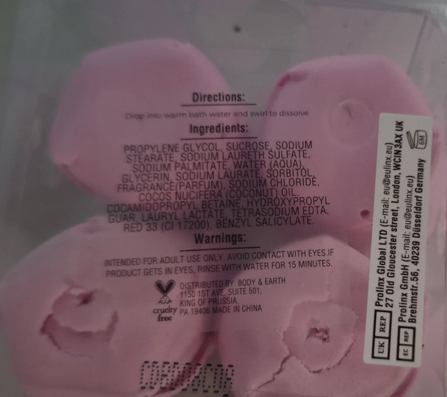 Body & Earth Bath Bombs - 4 pieces - photo 2