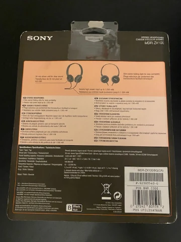Sony MDR-ZX100 2010 Headphones BNIB - photo 2