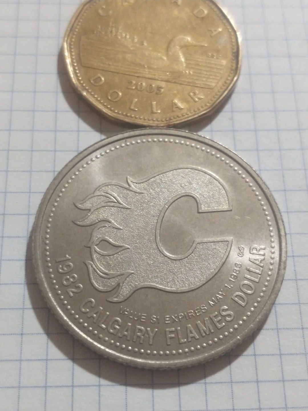 Nice 1982 Calgary Flames Lanny McDonald dollar NHL - photo 2
