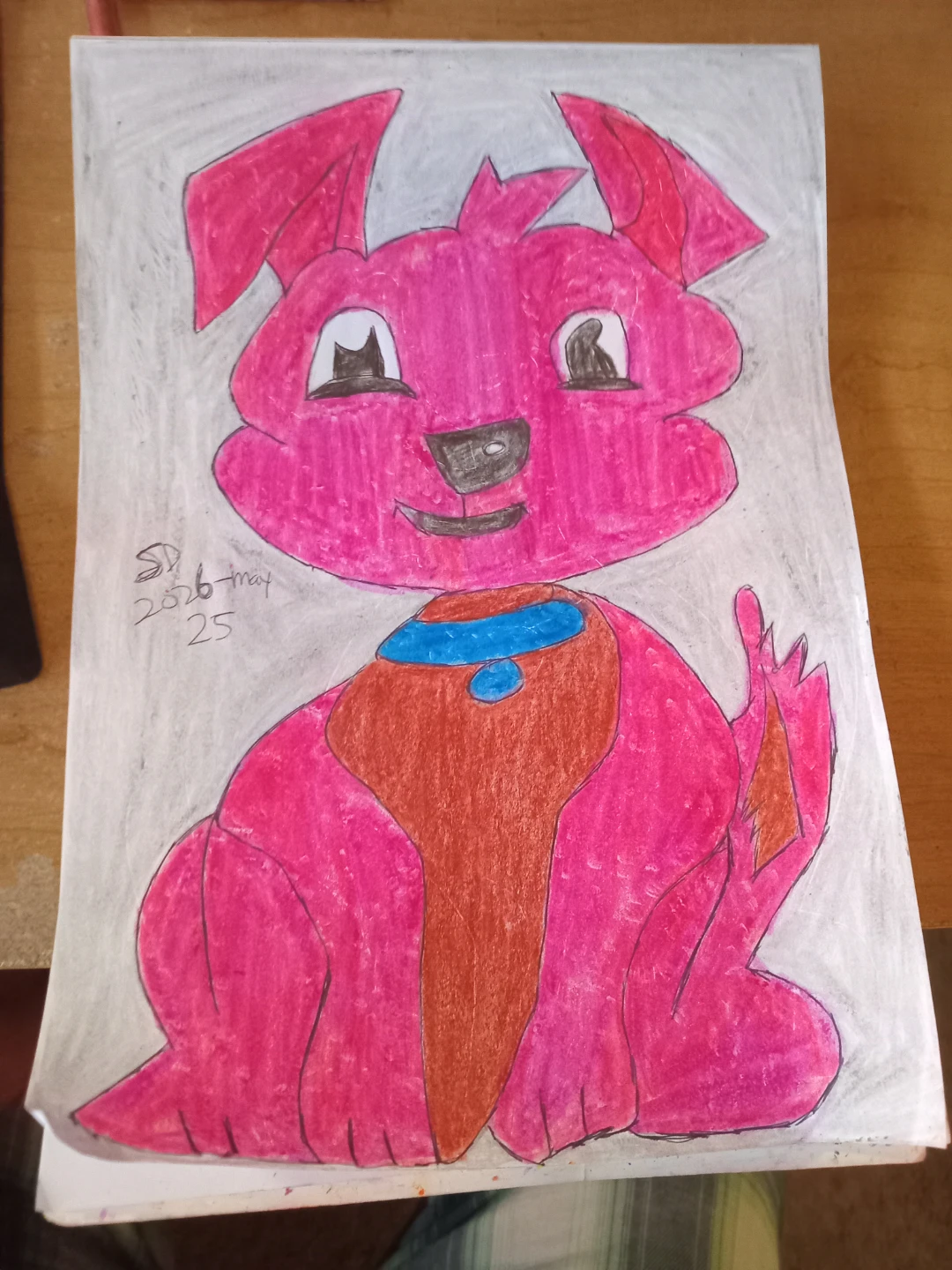 Purplish Red Dog by Custom Artist Sherwin - photo 4